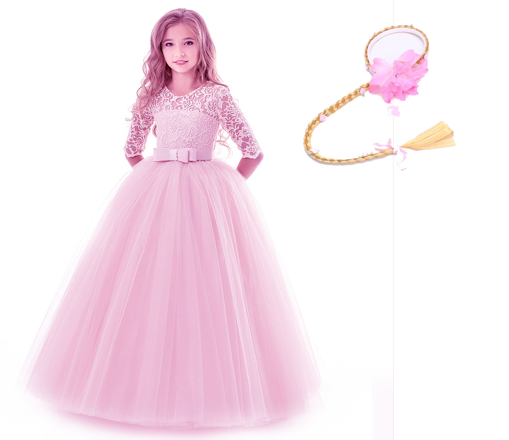 Fancydresswale Elsa Princess Birthday Party Dress for Little Girls wit –