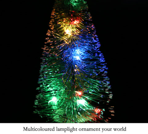 Fancydresswale LED Christmas Tree Set of 3 (10 cm, 20 cm and 30 cm), Compact Christmas Tree for Santa Christmas Decoration