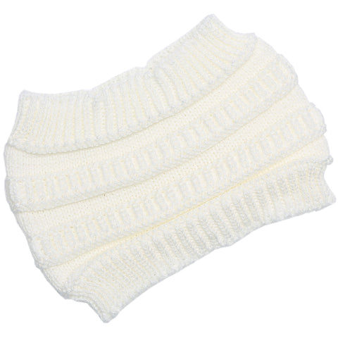 Fancydresswale Knitted Wool Headband for Women Cozy Soft & Stylish Winter Accessory Head Cover White