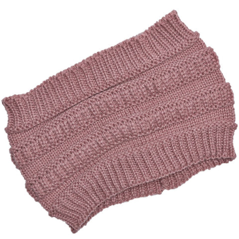 Fancydresswale Knitted Wool Headband for Women Cozy Soft & Stylish Winter Accessory Head Cover Pink