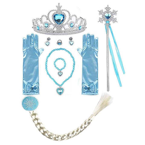 Frozen Princess  Elsa Accessories - Set of 8 for girls