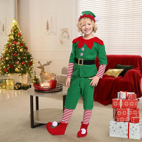 Fancydresswale Christmas dress Elf santa costume for boys and men