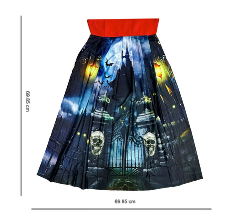 Halloween costume dress for boys and girls with cap and draculla teeth