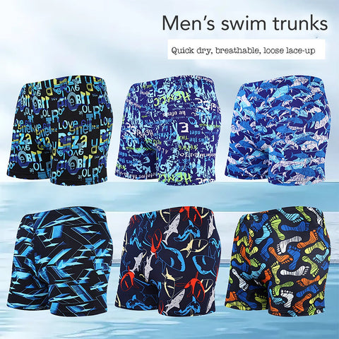 Professional Swimming Combo for boys- swimming trunk, cap, goggles, nose clip with box- Professional swimming gears