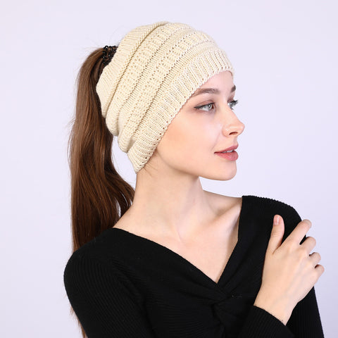 Fancydresswale Knitted Wool Headband for Women Cozy Soft & Stylish Winter Accessory Head Cover Beige