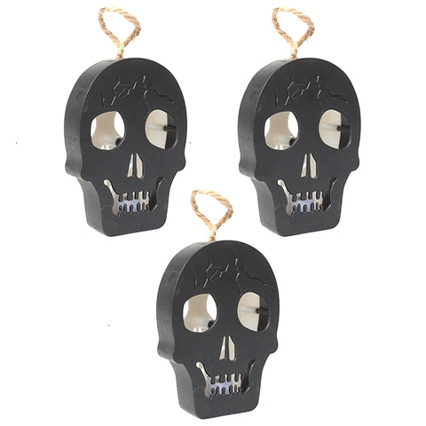 Halloween Pumpkin Skull Mini Lanterns, Hanging Lantern for Halloween Decorations