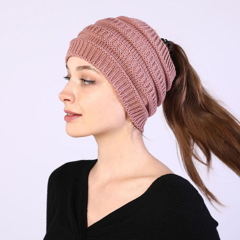 Fancydresswale Knitted Wool Headband for Women Cozy Soft & Stylish Winter Accessory Head Cover Pink