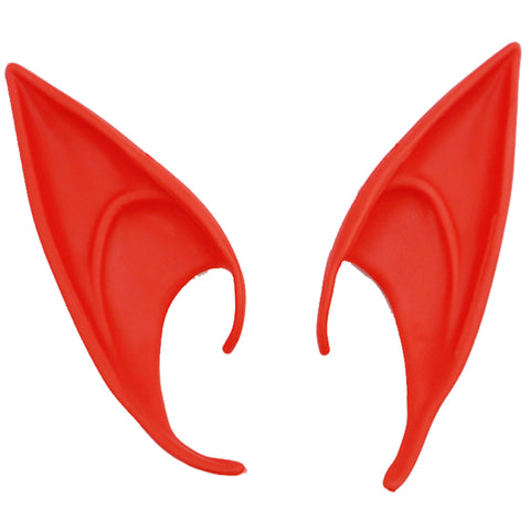 Elf Ear Latex Anime Dress Up Costume Fairy Ears Soft Pointed Ears Cosplay Halloween Anime Party Vampire Ears