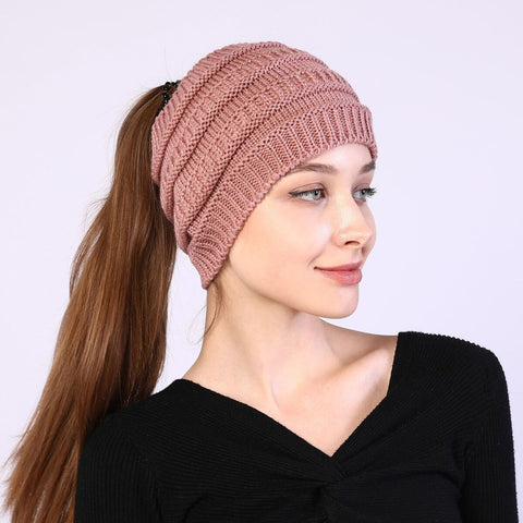 Fancydresswale Knitted Wool Headband for Women Cozy Soft & Stylish Winter Accessory Head Cover Pink