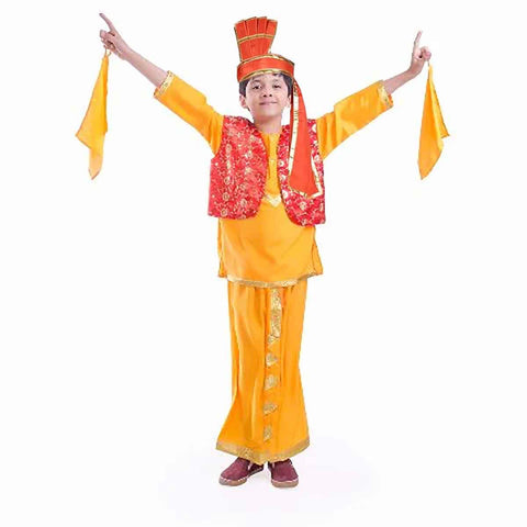 Fancydresswale Punjabi Bhangra Baisakhi Folk Dance Costume for Boys and Men, bhangda dress