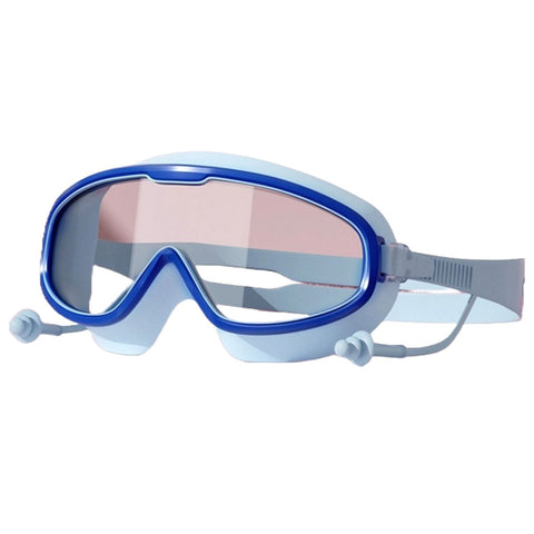 Fancydresswale Swimming Combo for boys blue- swimming trunk, cap, goggles, nose clip with box- Professional swimming gears