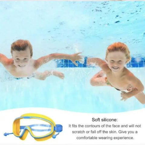 Fancydresswale Swimming Combo for boys- swimming trunk, cap, goggles, nose clip with box- Professional swimming gears